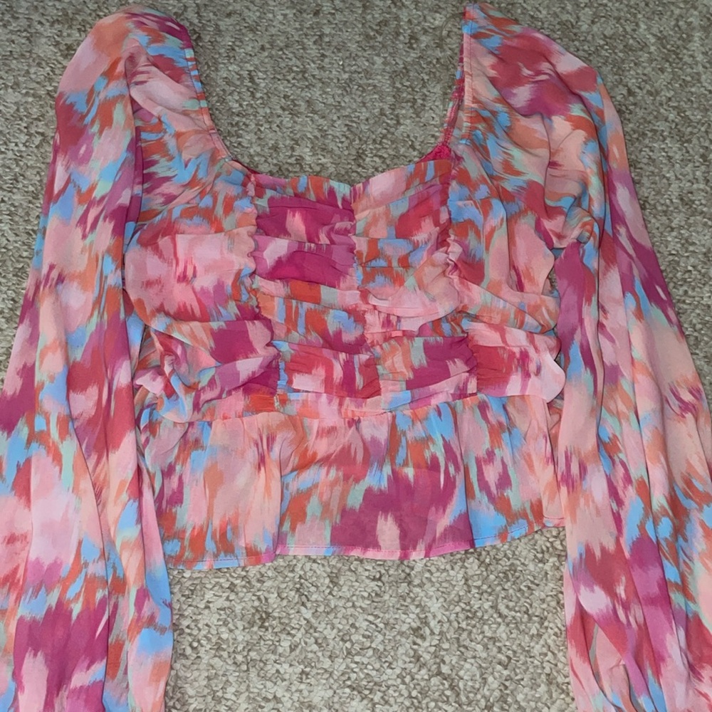 Pink Lily Multicolor Blouse